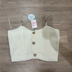 NWT Boutique Sweater Tank Top